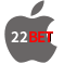 Aplicativo 22Bet para iOS